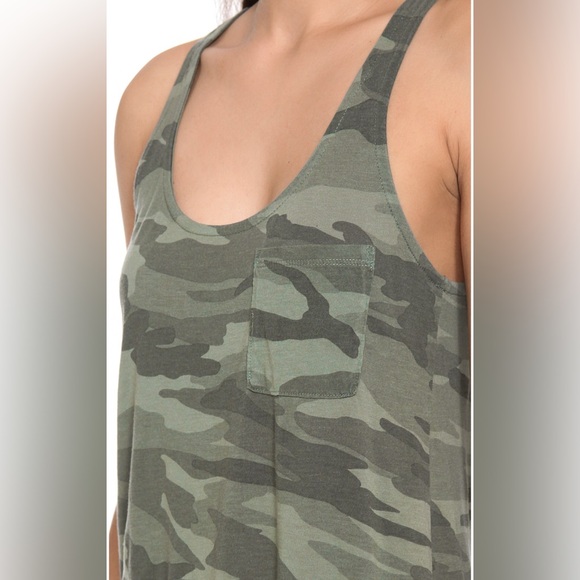Splendid Camo Racer Back Tank - Picture 4 of 4